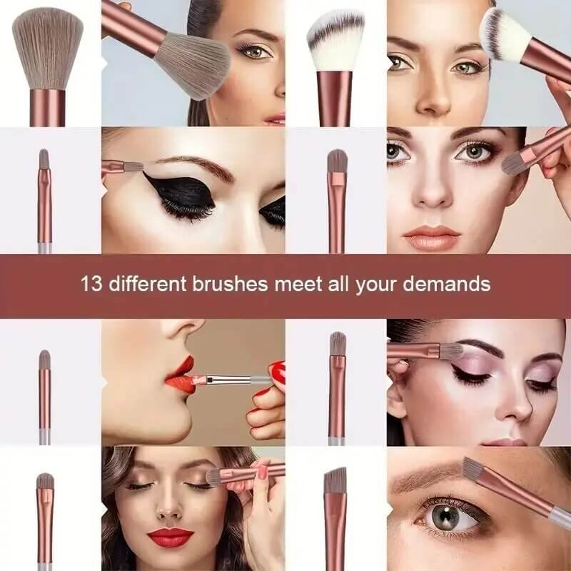 Makeup Brushes™-different brushes application