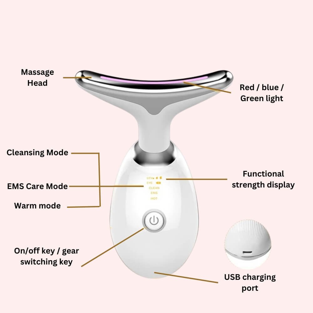 face massage tool -product components