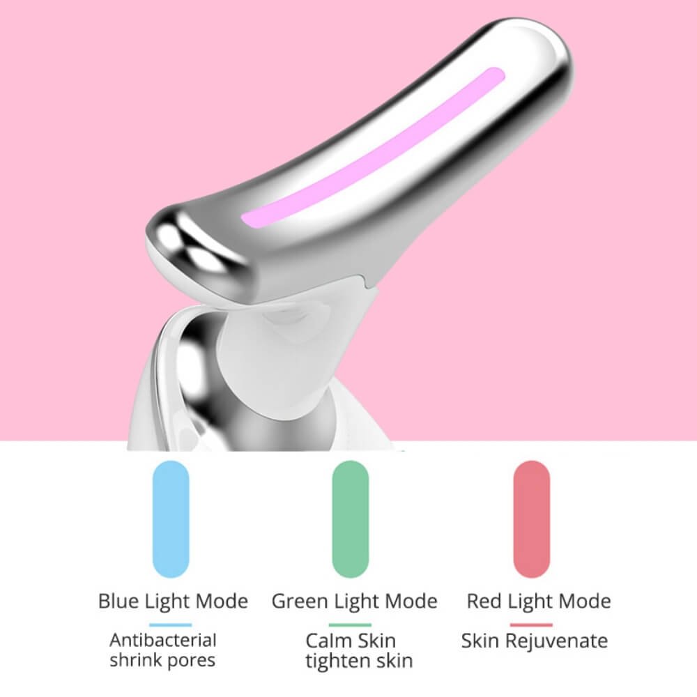 face massager tool-red blue green light photon therapy face massager tool-red blue green light photon therapy