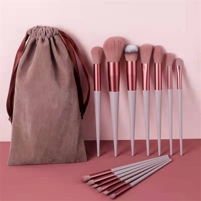 Makeup Brushes Set in a Storage Pouch