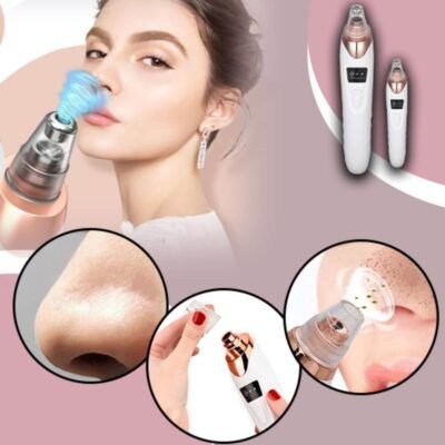 blackhead remover tool - changing head and using it