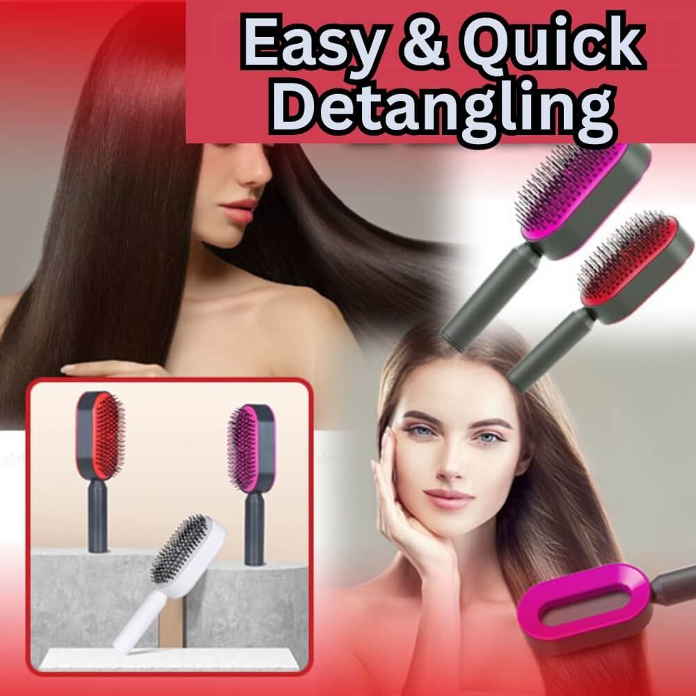 hair brush - easy and quick detangling hair brush - easy and quick detangling