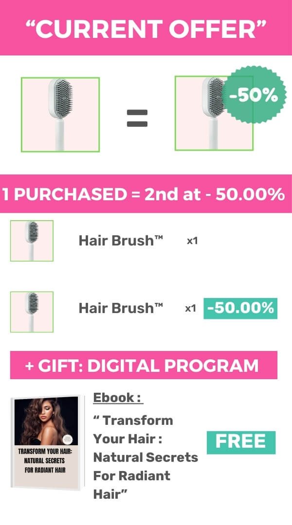 hair brush - markeing offer 2nd at -50%