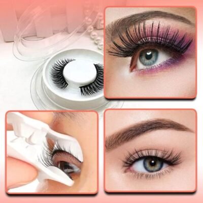 magnetic eyelashes - beautiful final eyelashes look