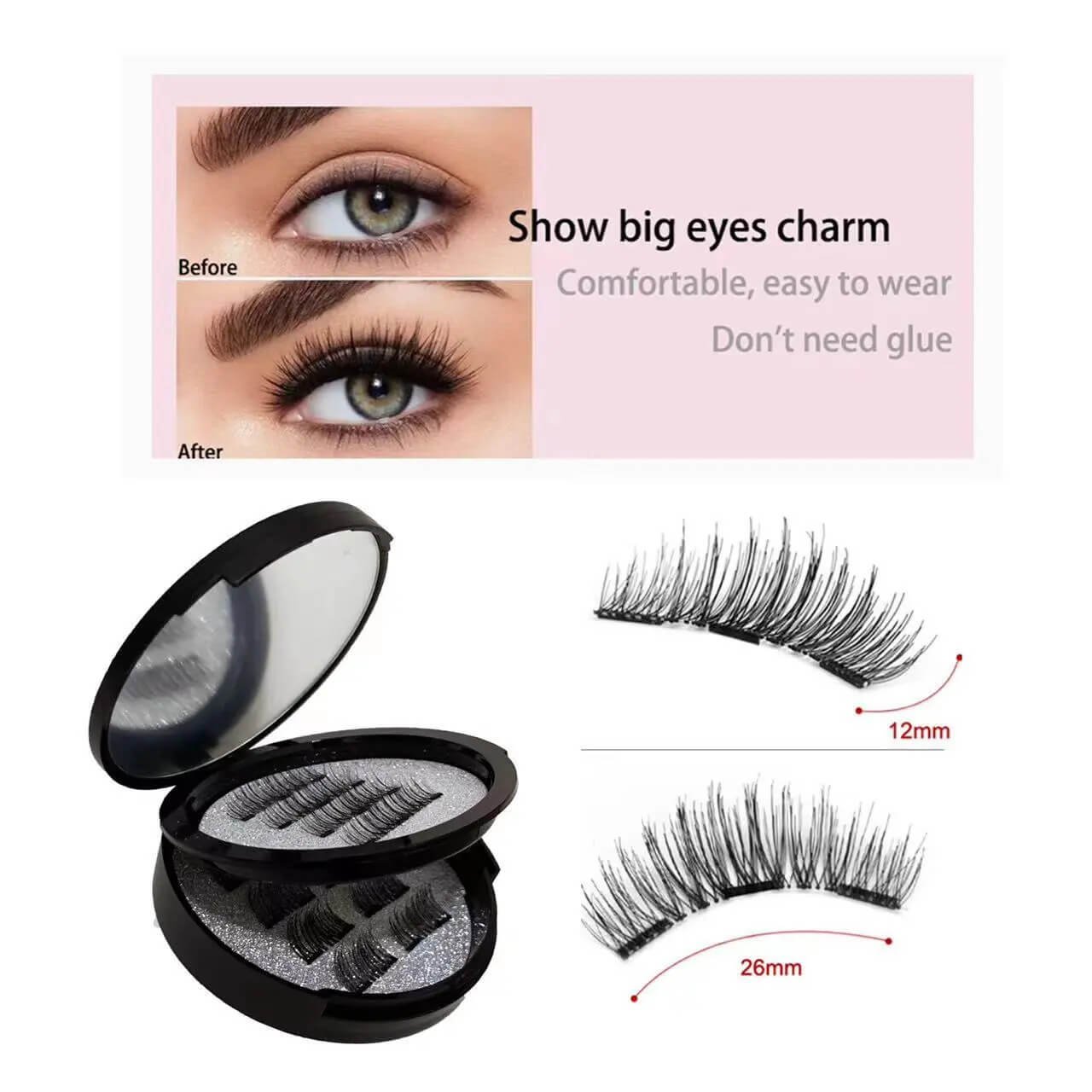 magnetic eyelashes - show big eyes sharm