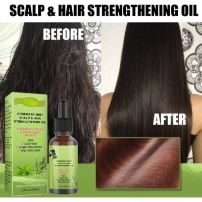 rosemary hair oil - smooth split ends