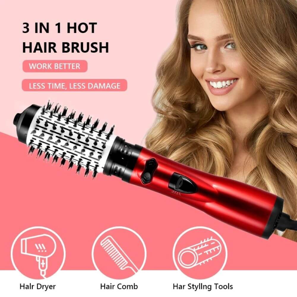 rotating hair brush dryer - hair dryer hair comb and hair styling brushes