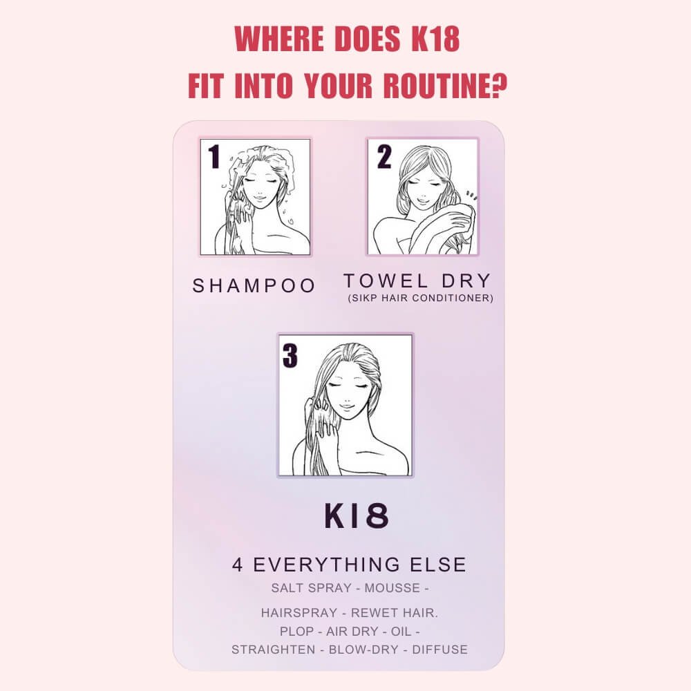 k18 hair mak - where does k18 fit into your routine