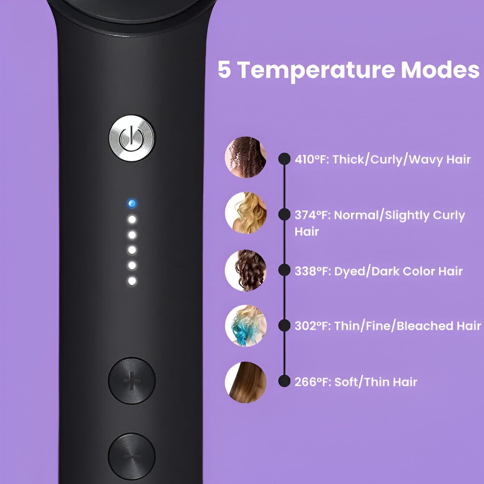 hot comb - 5 temperature modes
