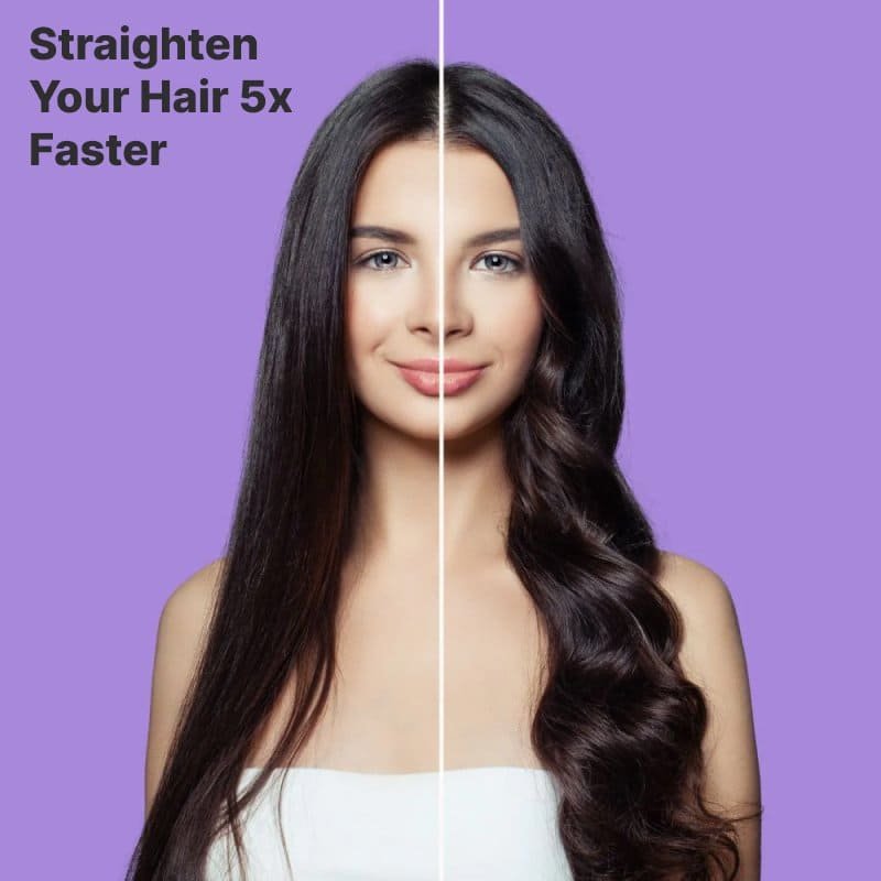 hot comb - straighten your hair 5 times faster
